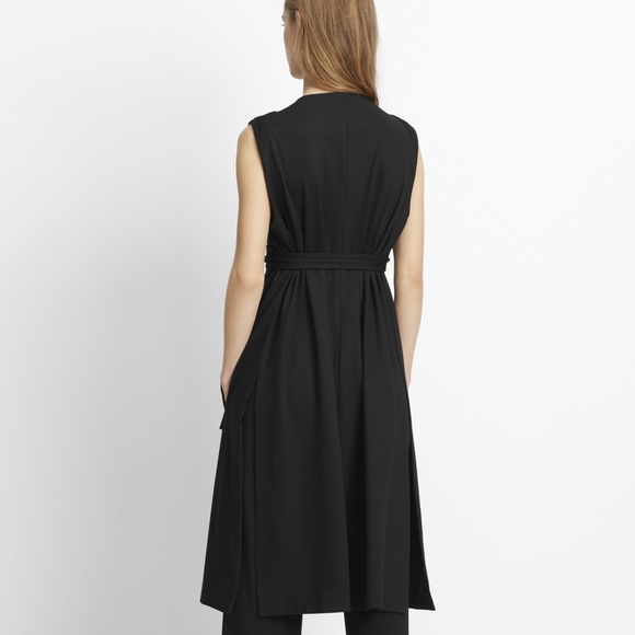 Vince Wrap Vest in Black XS - Picture 2 of 7